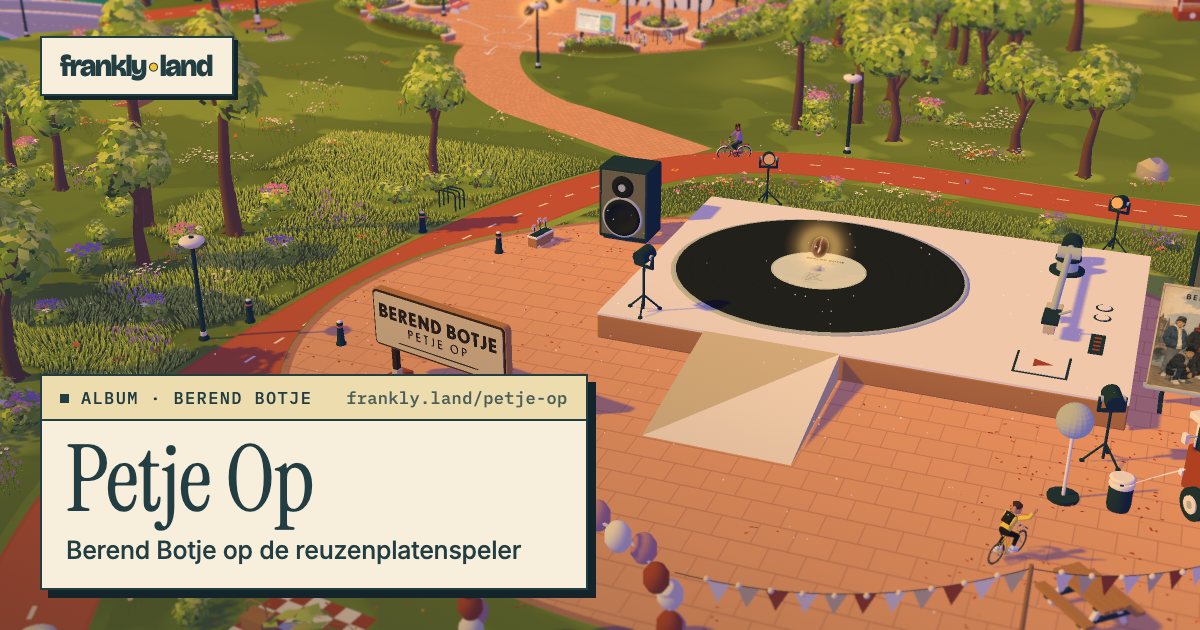 Petje Op by Berend Botje on the Frankly.land island